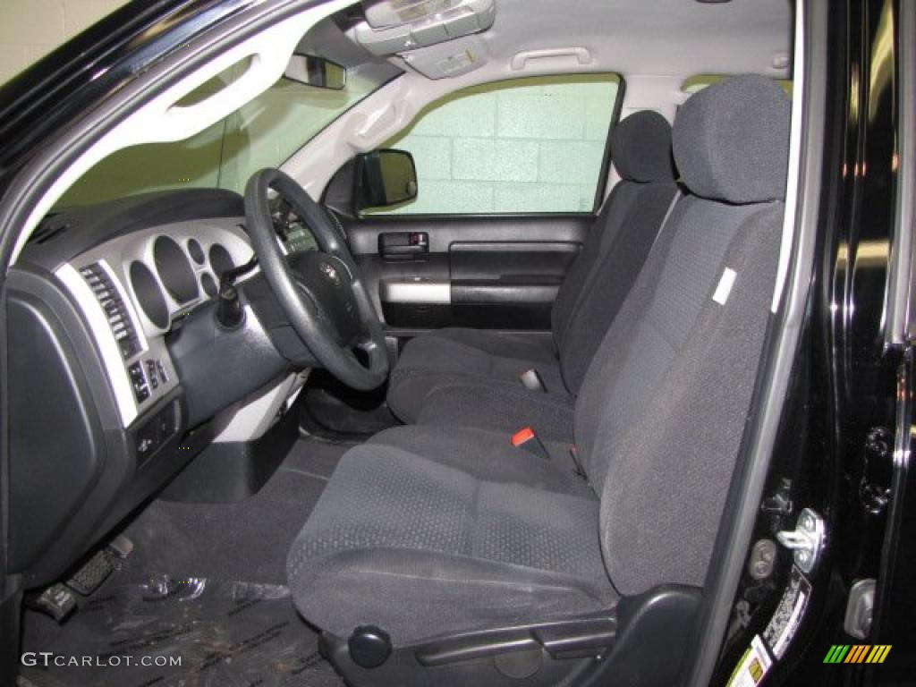 Black Interior 2008 Toyota Tundra Double Cab 4x4 Photo #45157518