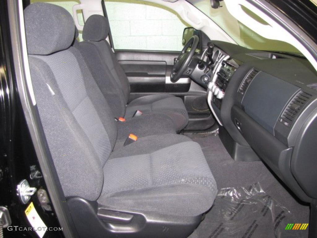 2008 Tundra Double Cab 4x4 - Black / Black photo #12