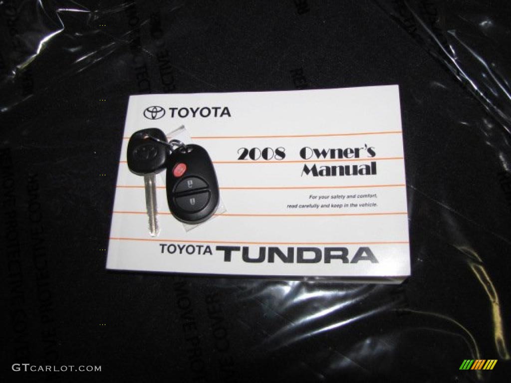 2008 Tundra Double Cab 4x4 - Black / Black photo #20