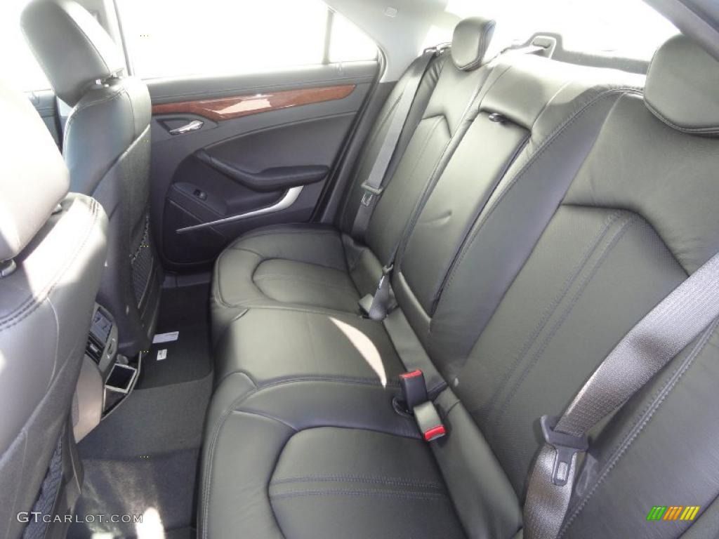 Ebony Interior 2011 Cadillac CTS 4 3.0 AWD Sedan Photo #45158500