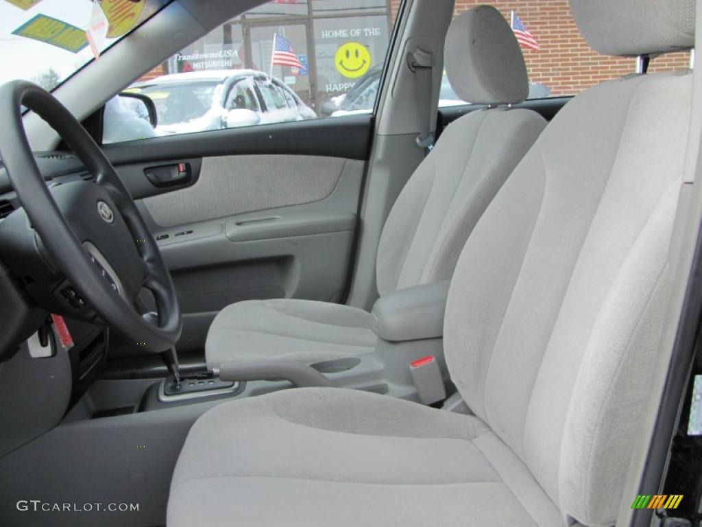 Gray Interior 2006 Kia Optima LX Photo #45159268