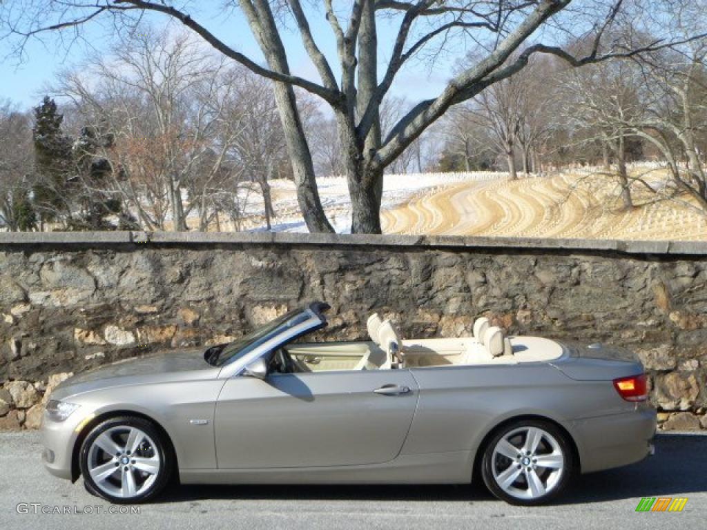 2007 3 Series 335i Convertible - Platinum Bronze Metallic / Cream Beige photo #2