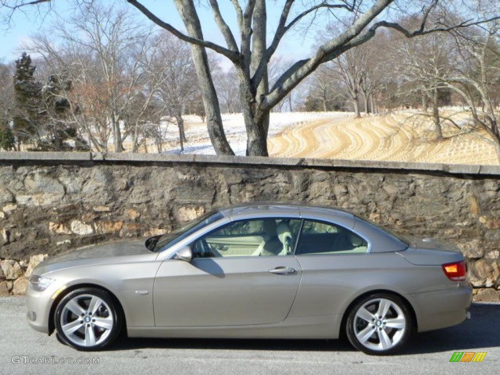 2007 3 Series 335i Convertible - Platinum Bronze Metallic / Cream Beige photo #13