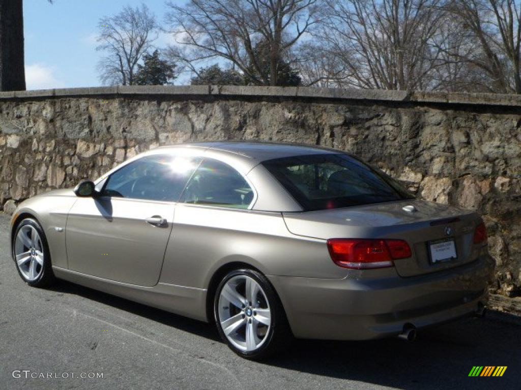 2007 3 Series 335i Convertible - Platinum Bronze Metallic / Cream Beige photo #14