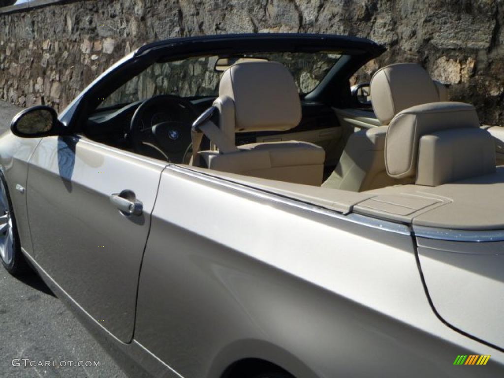 2007 3 Series 335i Convertible - Platinum Bronze Metallic / Cream Beige photo #16