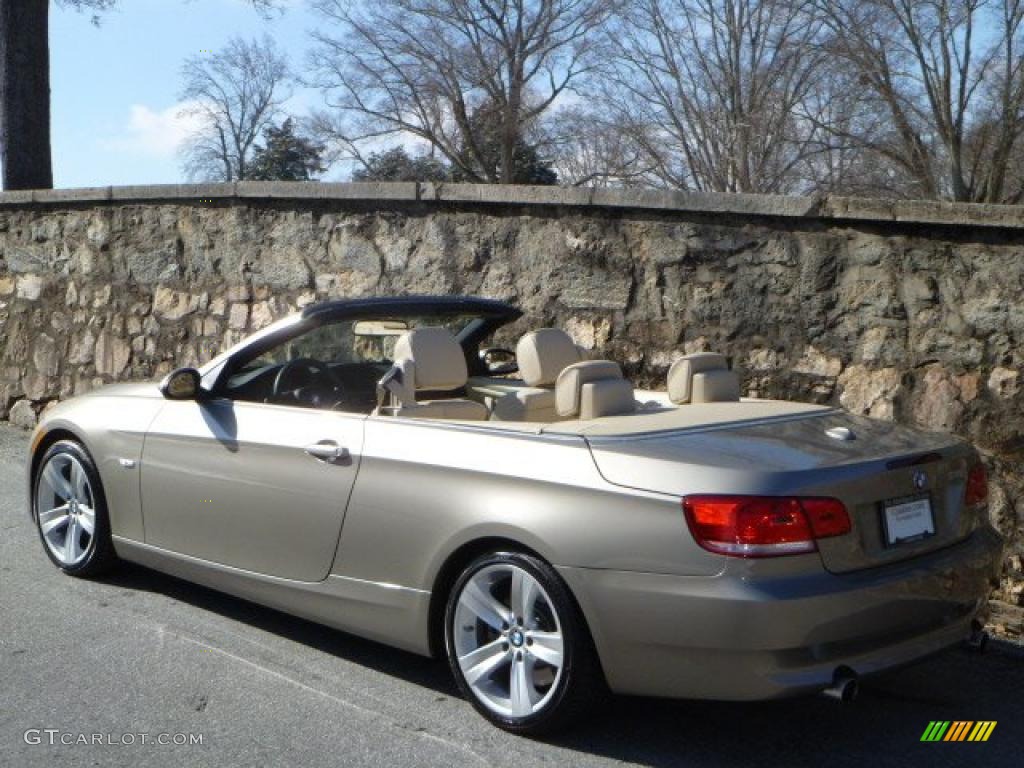 2007 3 Series 335i Convertible - Platinum Bronze Metallic / Cream Beige photo #21