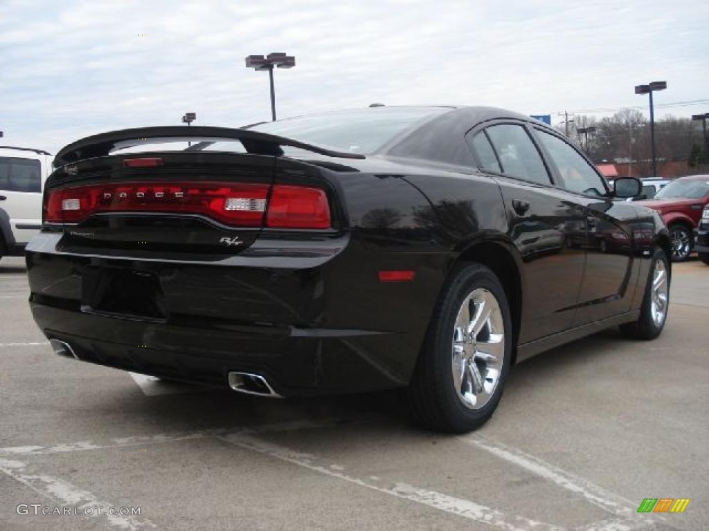 Brilliant Black Crystal Pearl 2011 Dodge Charger R/T Plus Exterior Photo #45160440