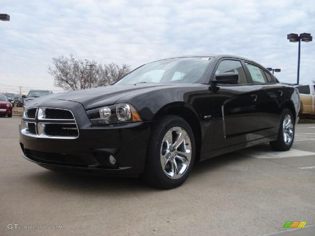 Brilliant Black Crystal Pearl 2011 Dodge Charger R/T Plus Exterior Photo #45160496