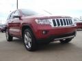 2011 Inferno Red Crystal Pearl Jeep Grand Cherokee Limited 4x4  photo #1