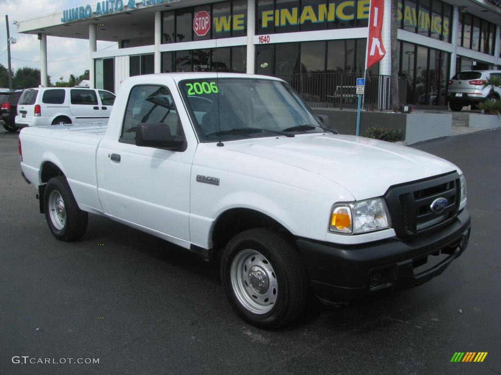 2006 Ranger XL Regular Cab - Oxford White / Medium Dark Flint photo #1