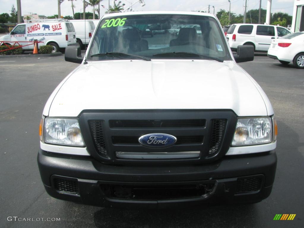 2006 Ranger XL Regular Cab - Oxford White / Medium Dark Flint photo #3