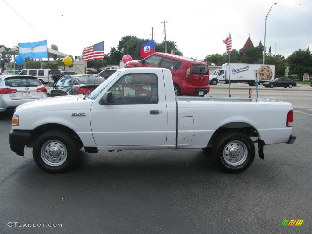 2006 Ranger XL Regular Cab - Oxford White / Medium Dark Flint photo #6