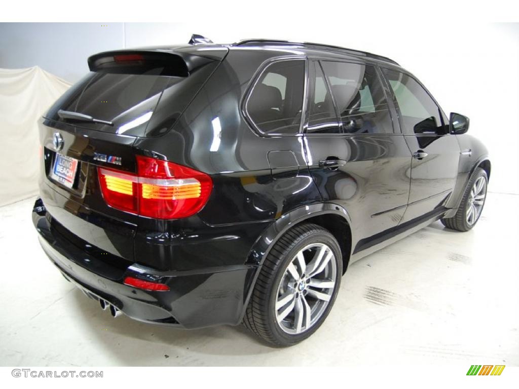 Black Sapphire Metallic 2010 BMW X5 M Standard X5 M Model Exterior Photo #45162305