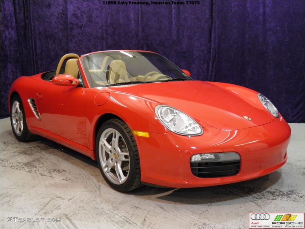 2008 Boxster  - Guards Red / Sand Beige photo #1