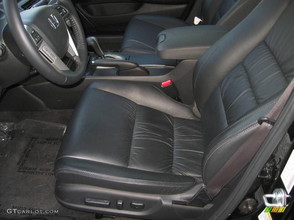 2008 Accord EX-L V6 Sedan - Nighthawk Black Pearl / Black photo #9