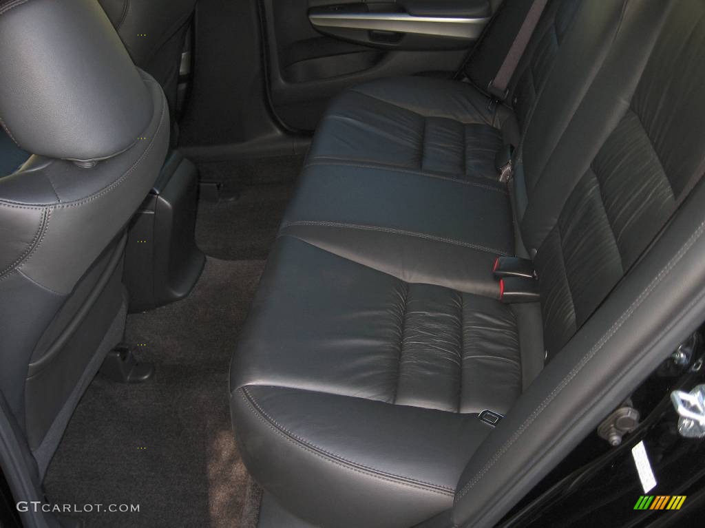 2008 Accord EX-L V6 Sedan - Nighthawk Black Pearl / Black photo #11
