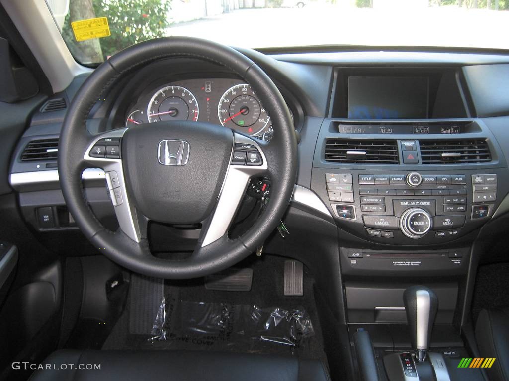 2008 Accord EX-L V6 Sedan - Nighthawk Black Pearl / Black photo #12
