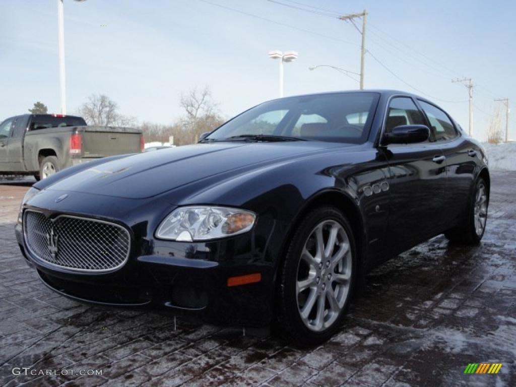 Blue Oceano (Dark Blue) 2007 Maserati Quattroporte Executive GT Exterior Photo #45169803