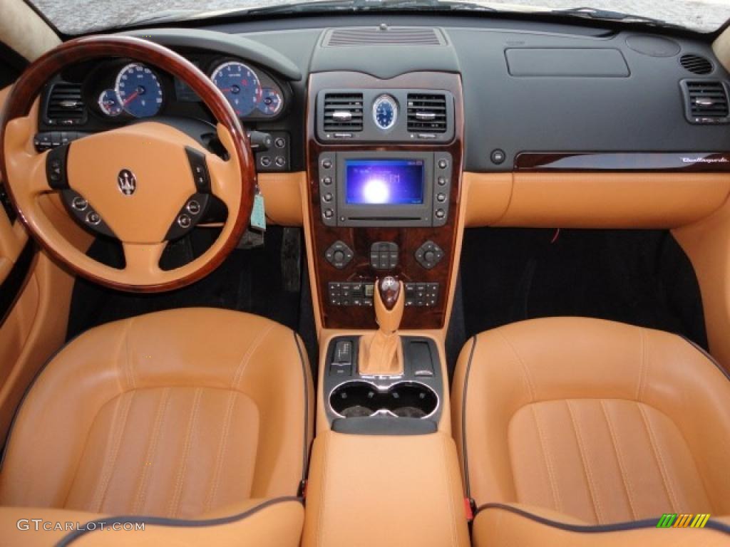 2007 Maserati Quattroporte Executive GT Cuoio Dashboard Photo #45169947