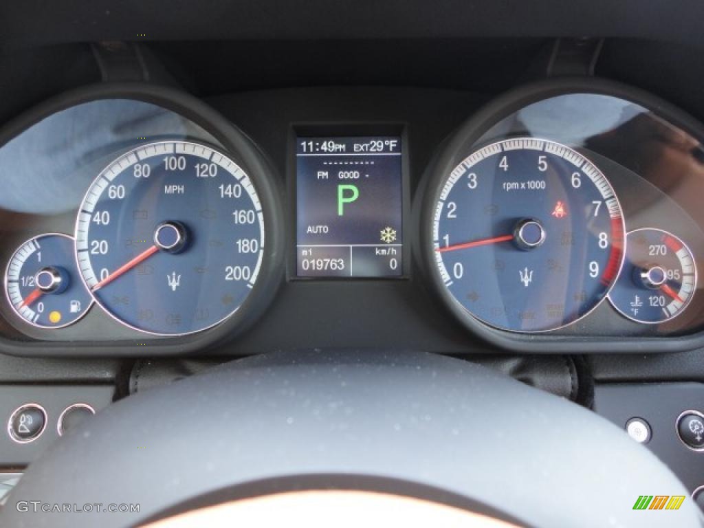 2007 Maserati Quattroporte Executive GT Gauges Photo #45169979