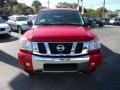 2010 Red Alert Nissan Titan SE Crew Cab 4x4  photo #2