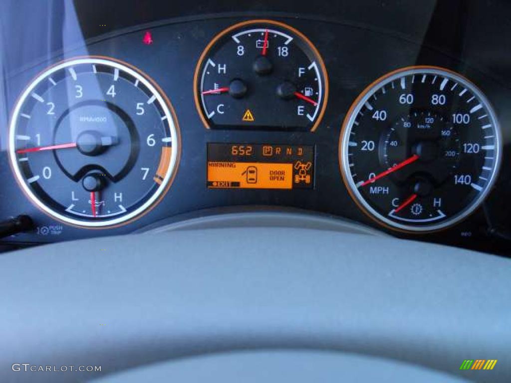 2010 Nissan Titan SE Crew Cab 4x4 Gauges Photo #45170431