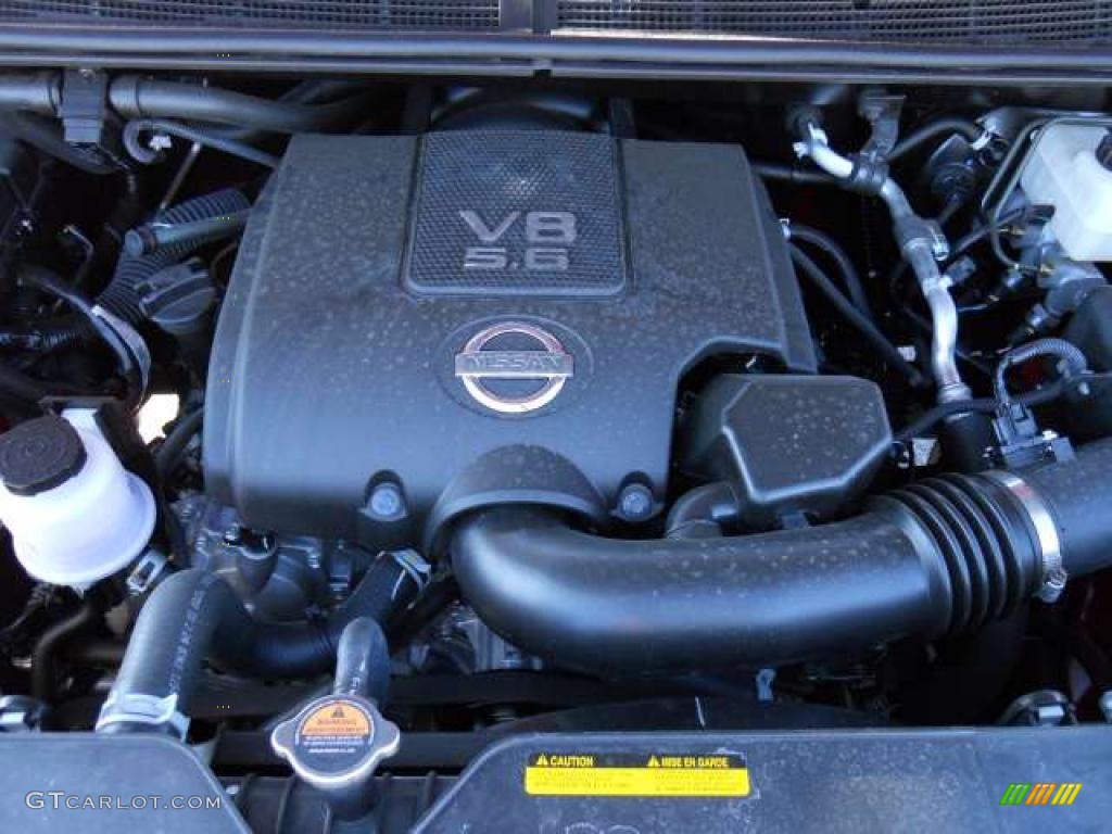 2010 Nissan Titan SE Crew Cab 4x4 5.6 Liter DOHC 32-Valve CVTCS V8 Engine Photo #45170455