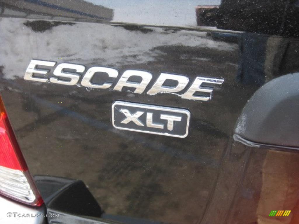 2006 Escape XLT V6 4WD - Black / Medium/Dark Flint photo #19