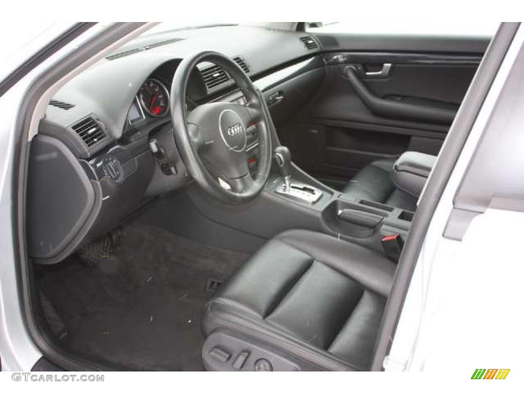 Black Interior 2004 Audi A4 1.8T Sedan Photo #45171931