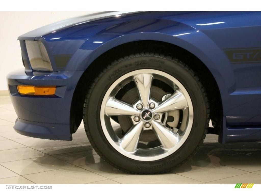 2007 Mustang GT/CS California Special Convertible - Vista Blue Metallic / Black/Dove Accent photo #19