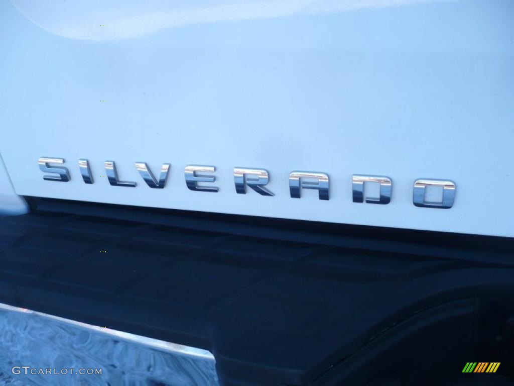 2008 Silverado 1500 Work Truck Regular Cab - Summit White / Dark Titanium photo #9