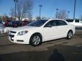 White - Malibu LS Sedan Photo No. 2