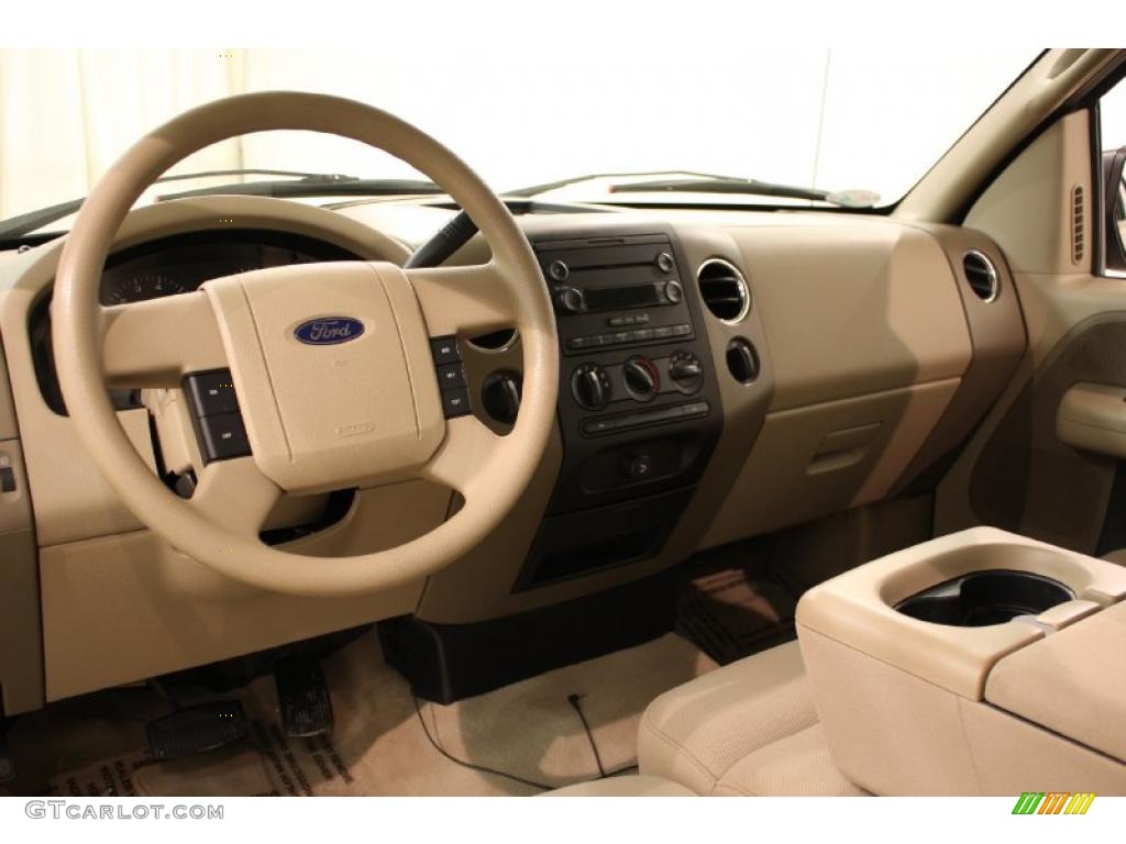 2004 F150 XLT SuperCab 4x4 - Arizona Beige Metallic / Tan photo #7