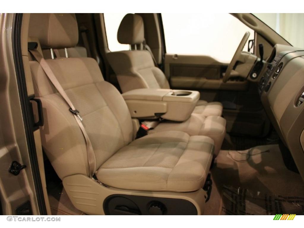 2004 F150 XLT SuperCab 4x4 - Arizona Beige Metallic / Tan photo #10