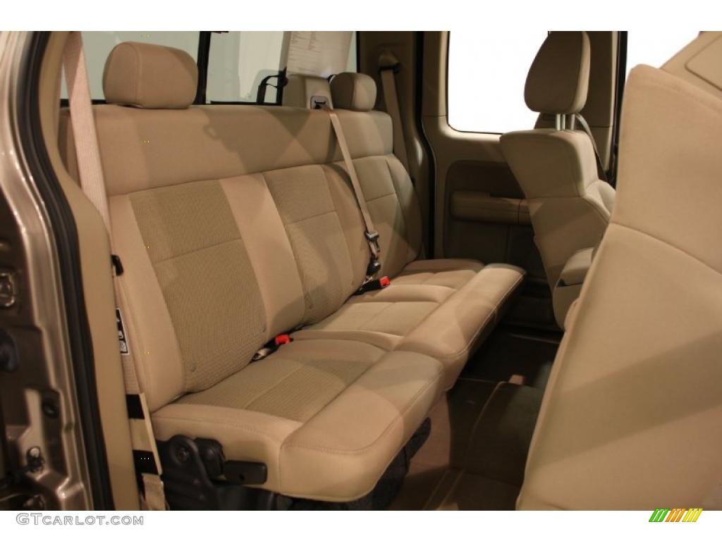 2004 F150 XLT SuperCab 4x4 - Arizona Beige Metallic / Tan photo #11
