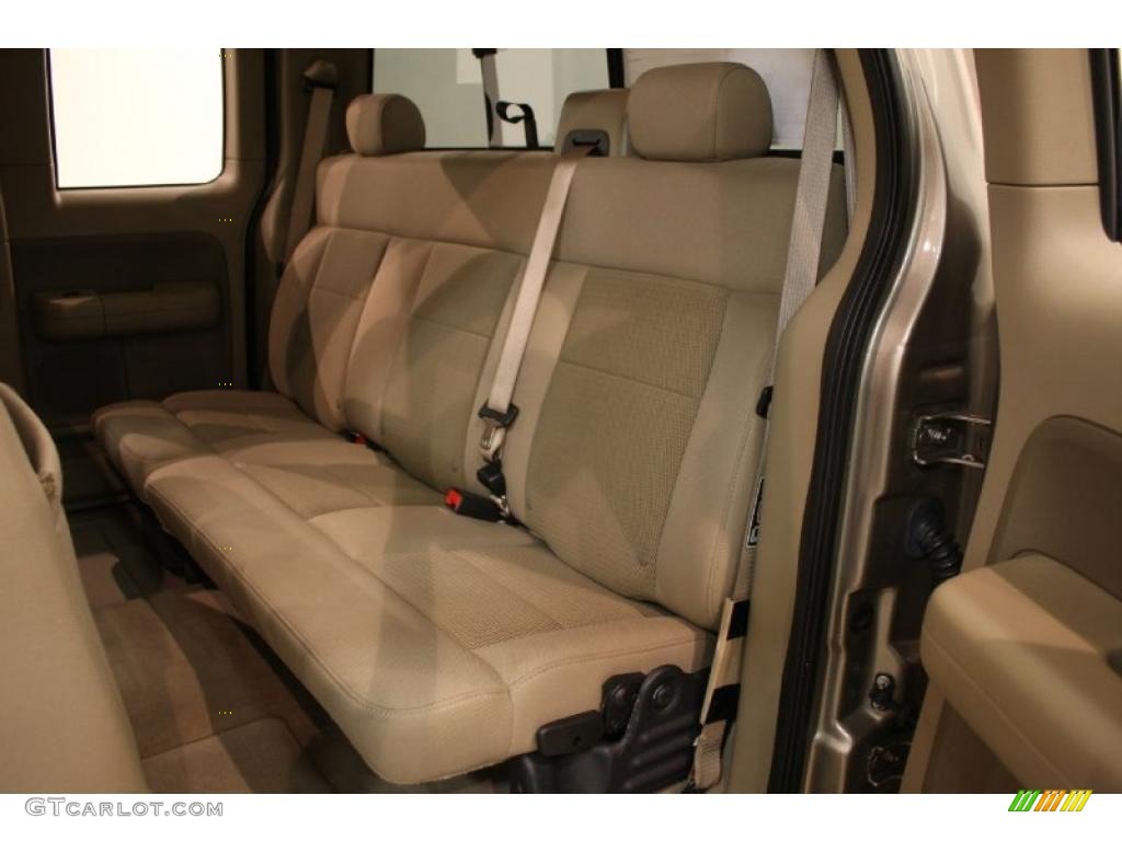 2004 F150 XLT SuperCab 4x4 - Arizona Beige Metallic / Tan photo #12