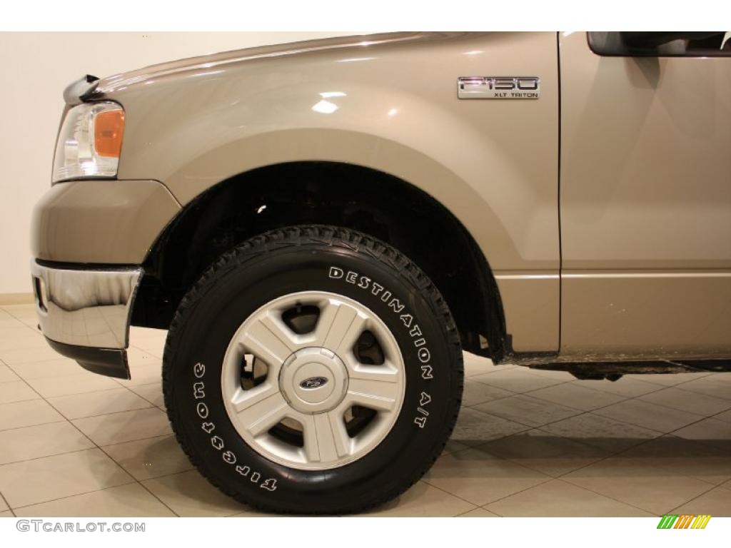 2004 F150 XLT SuperCab 4x4 - Arizona Beige Metallic / Tan photo #15