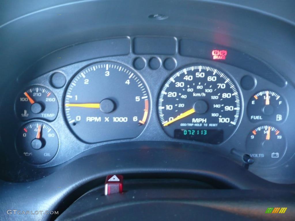 2001 Chevrolet S10 LS Extended Cab 4x4 Gauges Photo #45175368