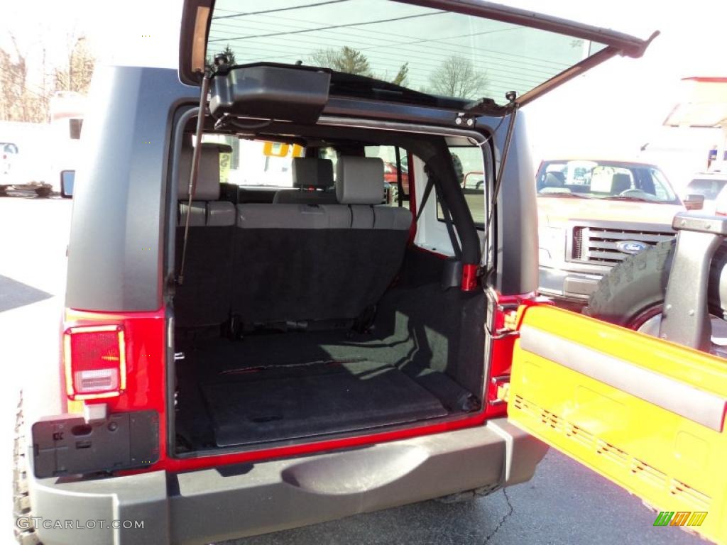 2010 Wrangler Unlimited Sport 4x4 - Flame Red / Dark Slate Gray/Medium Slate Gray photo #19