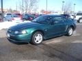 2003 Tropic Green Metallic Ford Mustang V6 Coupe  photo #2