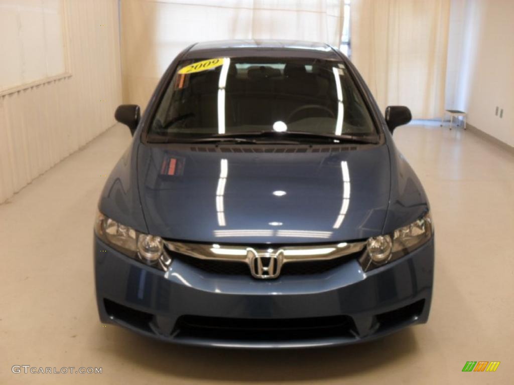Atomic Blue Metallic 2009 Honda Civic DX-VP Sedan Exterior Photo #45178332