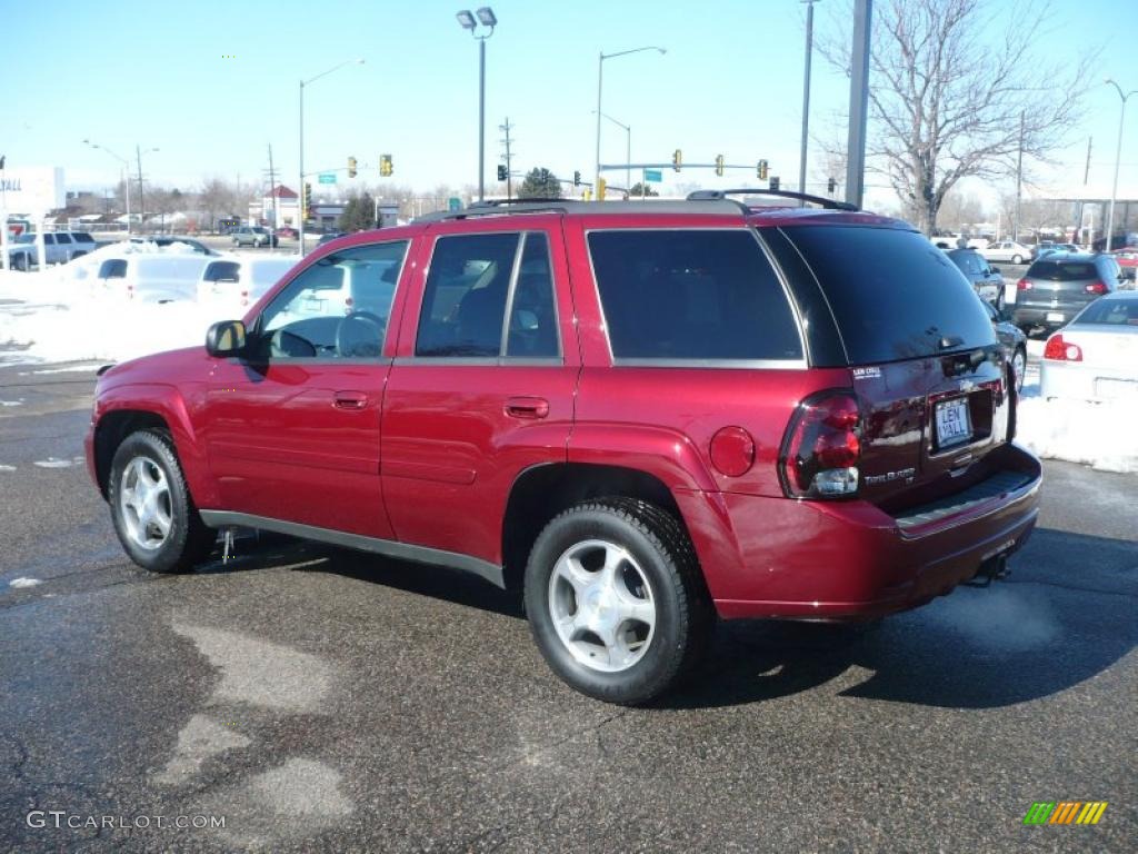 Red Jewel 2008 Chevrolet TrailBlazer LT 4x4 Exterior Photo #45178560
