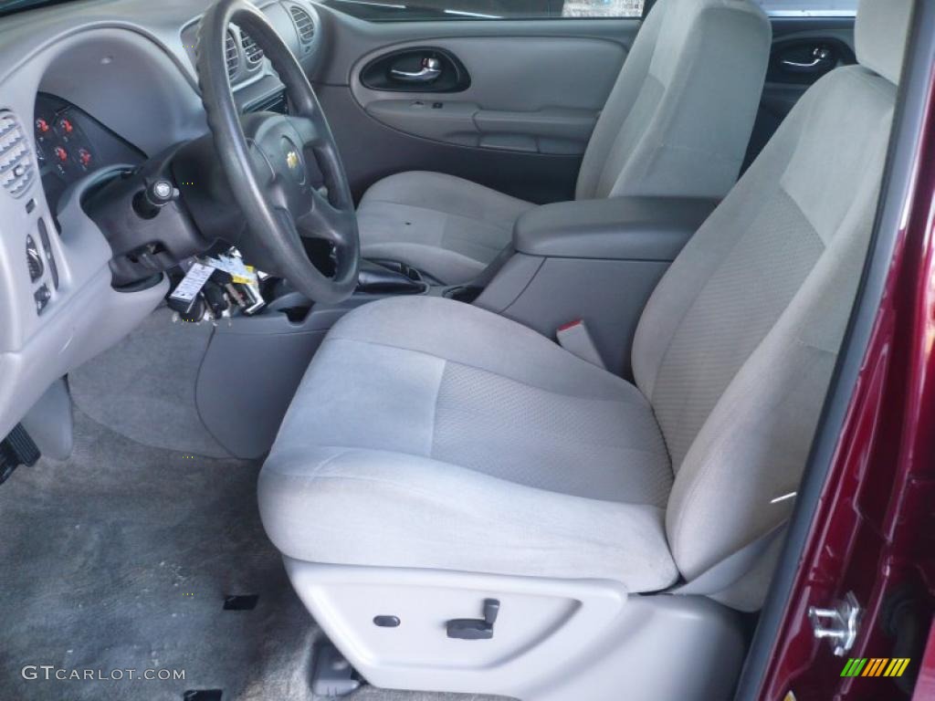 Light Gray Interior 2008 Chevrolet TrailBlazer LT 4x4 Photo #45178644