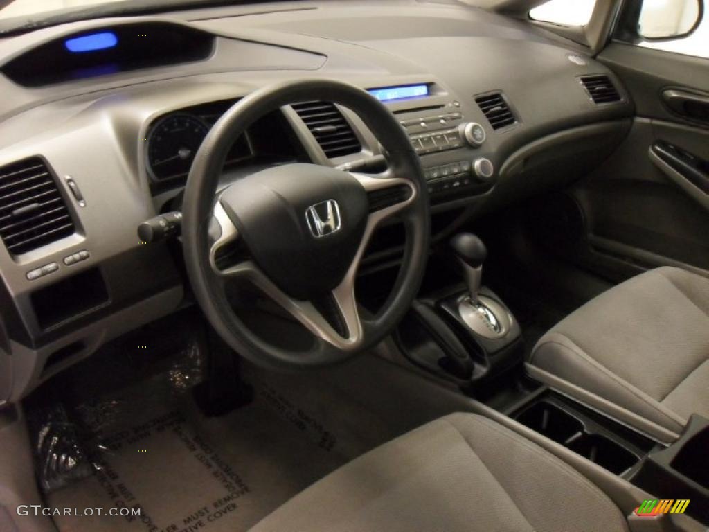 Gray Interior 2009 Honda Civic DX-VP Sedan Photo #45178672