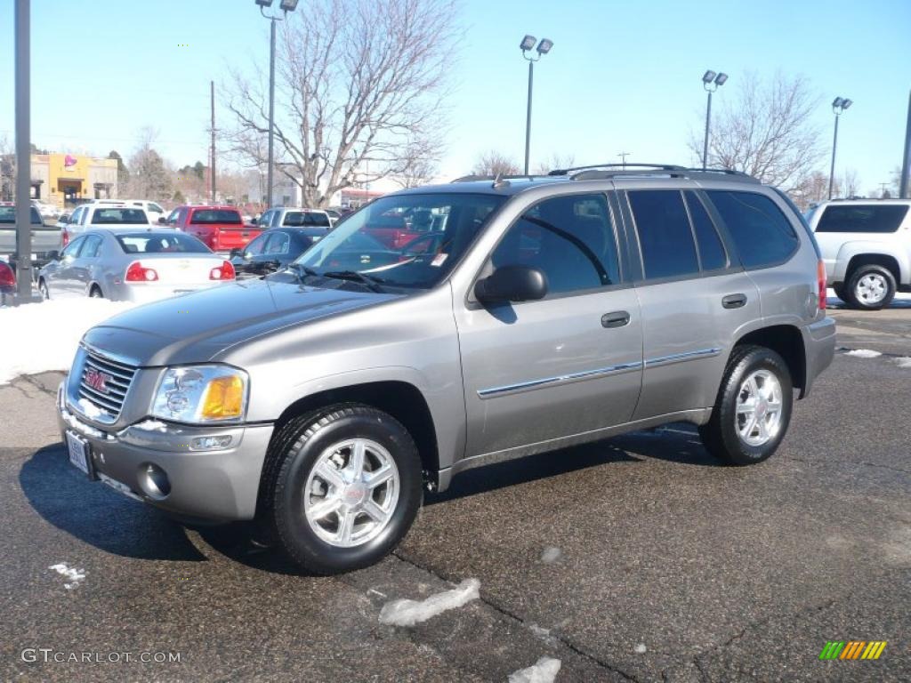 2008 Envoy SLE 4x4 - Steel Gray Metallic / Ebony photo #2