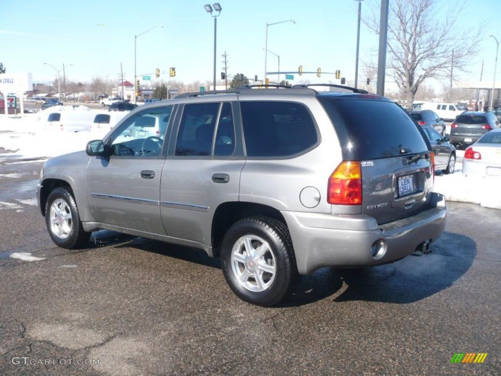 2008 Envoy SLE 4x4 - Steel Gray Metallic / Ebony photo #4