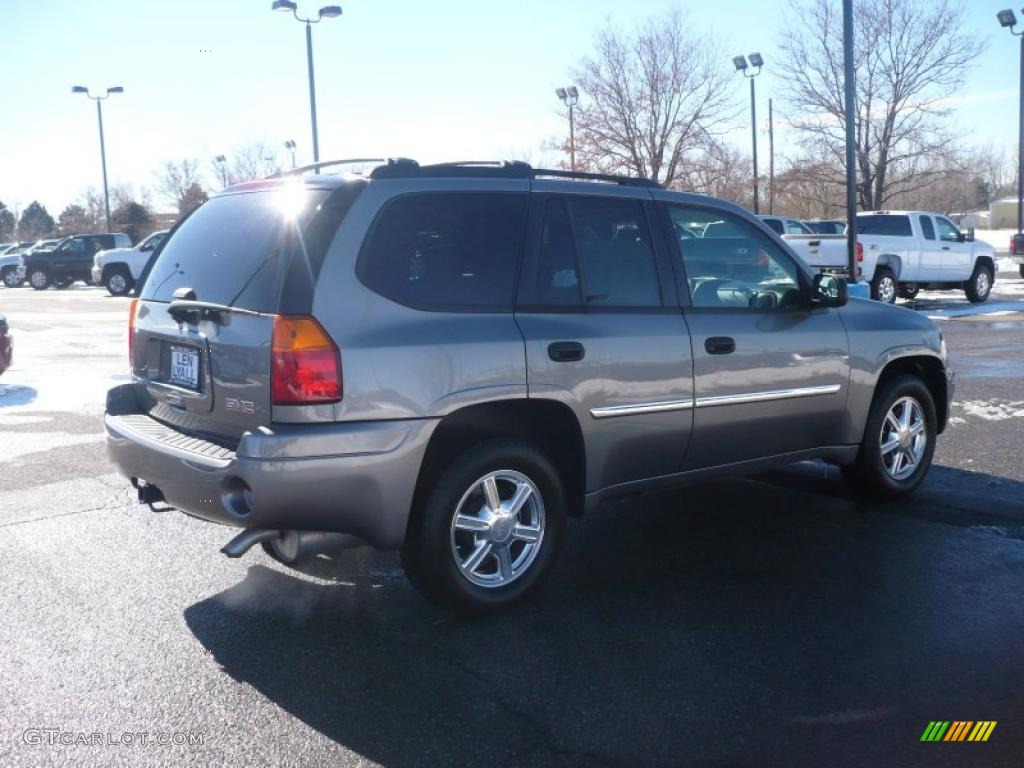 2008 Envoy SLE 4x4 - Steel Gray Metallic / Ebony photo #6