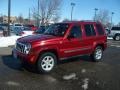 2007 Inferno Red Crystal Pearl Jeep Liberty Limited 4x4  photo #2