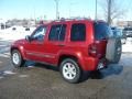 2007 Inferno Red Crystal Pearl Jeep Liberty Limited 4x4  photo #4
