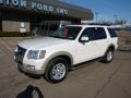 2010 White Suede Ford Explorer Eddie Bauer 4x4  photo #8